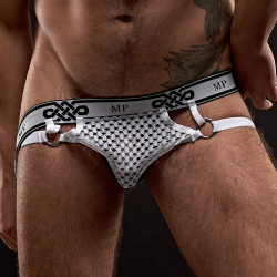 male power Jock Ring PEEP SHOW Blanc